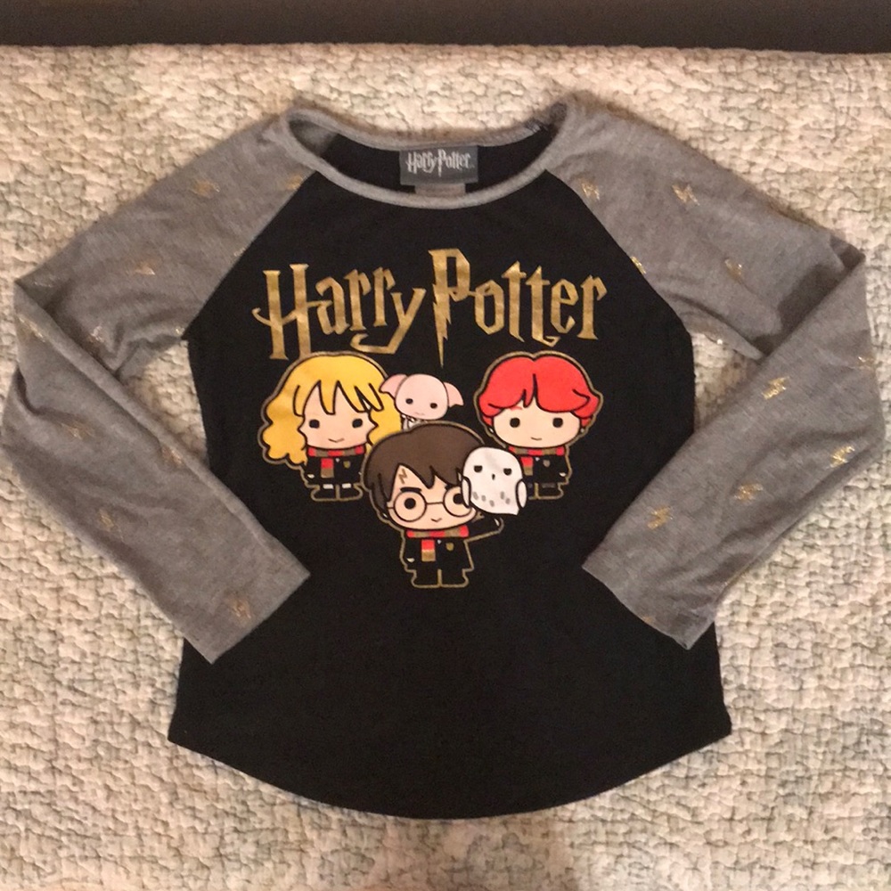 Harry Potter cute long sleeve xs raglan